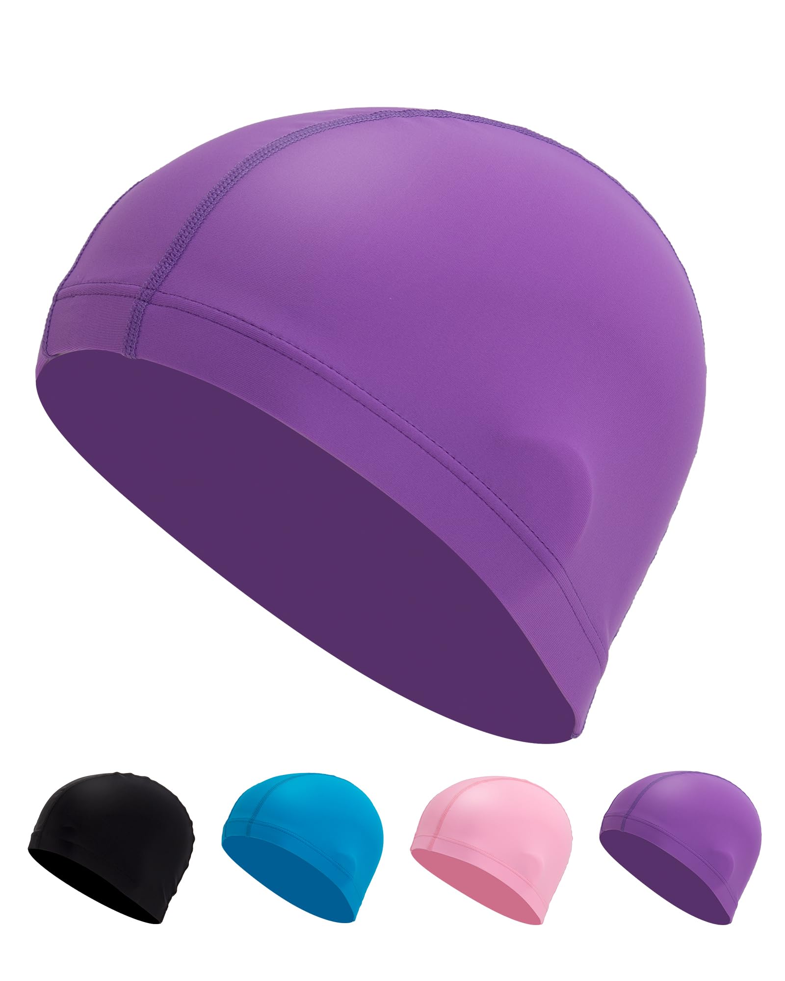 Gorro Piscina Niños Tela 4-10 Años Cómodo Elástico Duradero