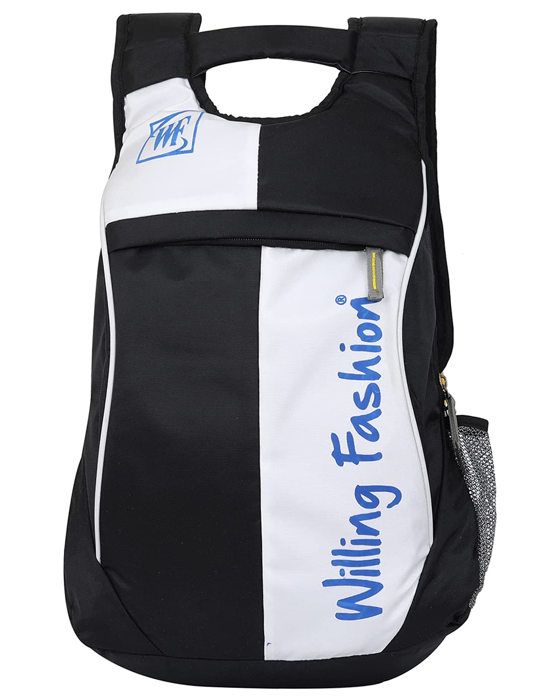 Willing Fashion Causal Backpack (Black White)