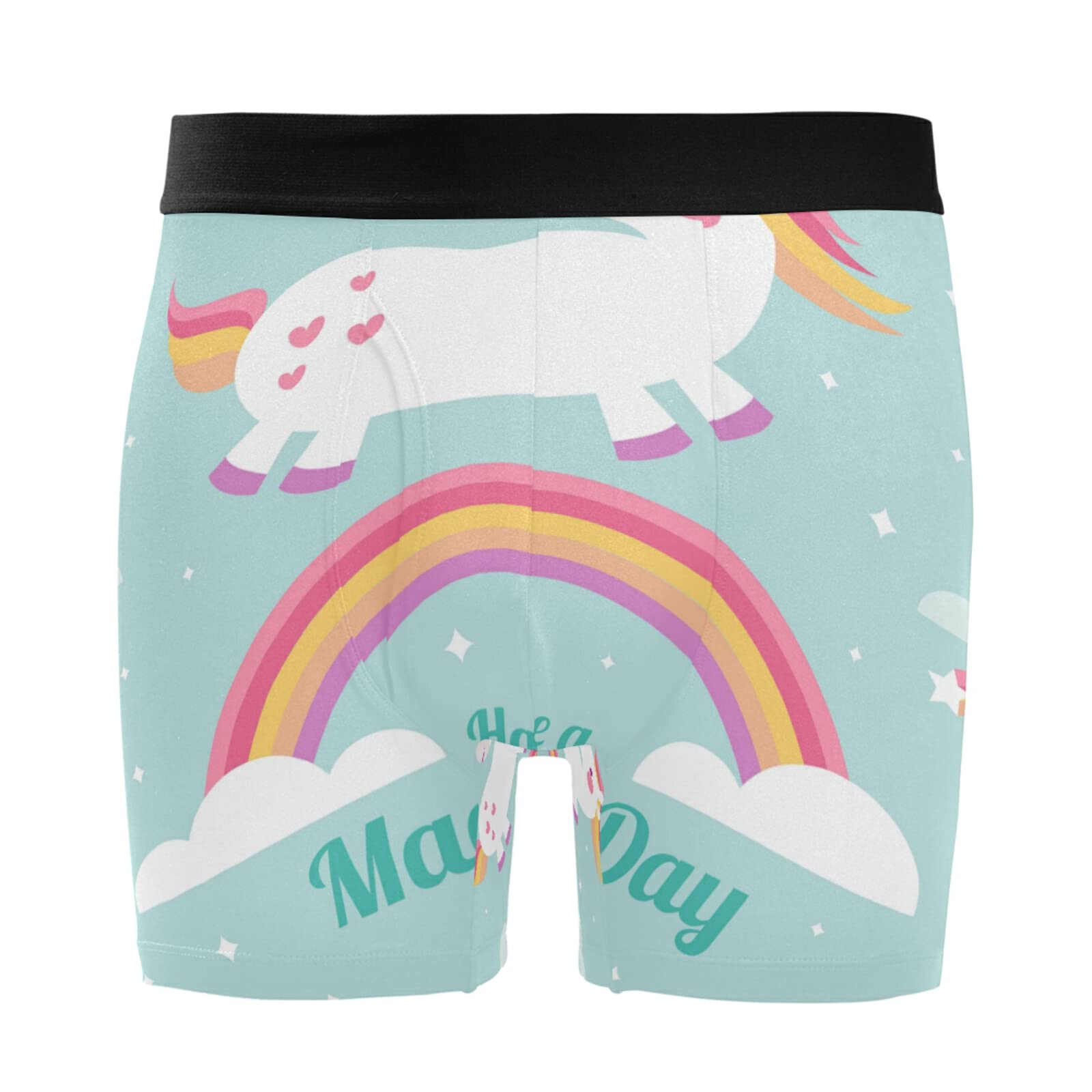 Bóxer para hombre calzoncillos de unicornio lindo pack de 2 ropa interior 7