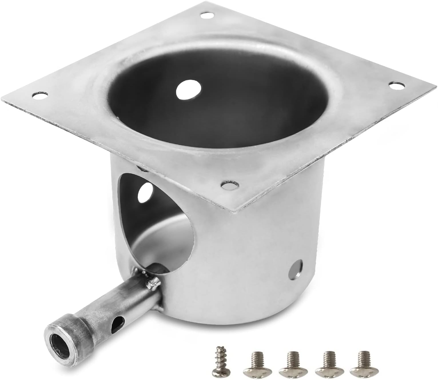 QuliMetal Fire Burn Pot Replacement Parts for Traeger and Pit boss Pellet Grill