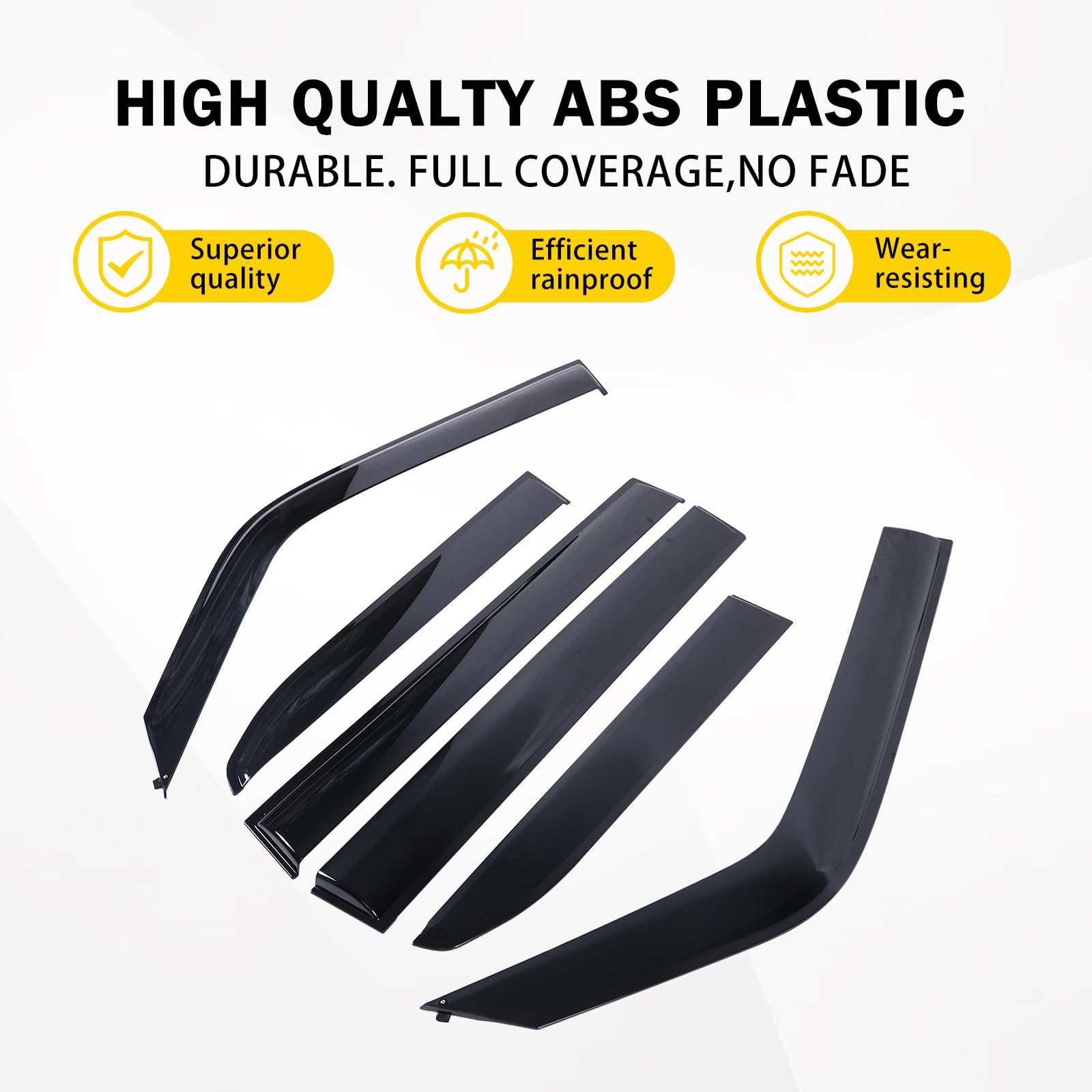 Amazon.com: Side Window Visor Deflector Compatible with Toyota