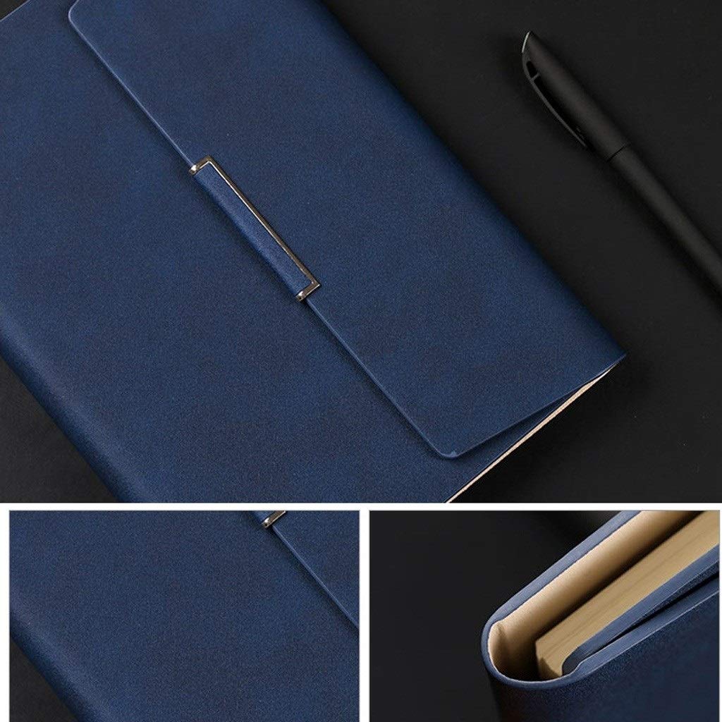 Taccuino in pelle, fogli sfusi, business, rimovibile, per ufficio, cancelleria, quaderno, taccuino, diario, agenda, blocco note, taccuino, taccuino, larghezza 21 x 27 cm