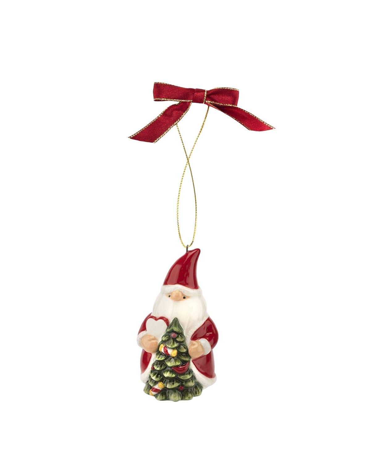 Spode Christmas Tree GNOME with Heart Ornament