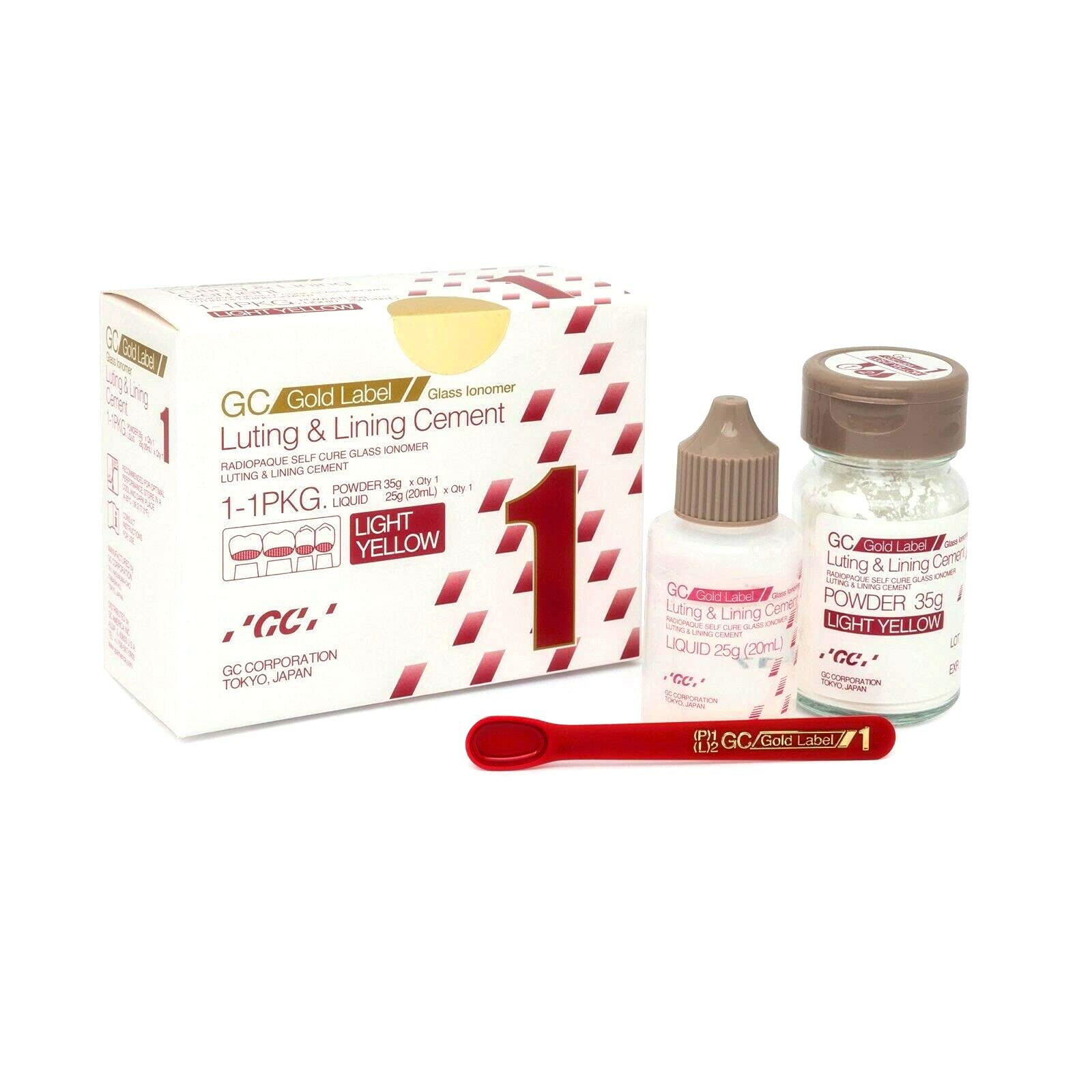 GC Gold Label Type 1 Luting and Lining GIC Teeth Restoration Big Pack-image-45