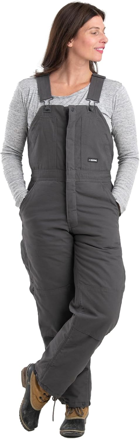 Grey Women's Lined Overalls Carhartt Bib Overalls Womens