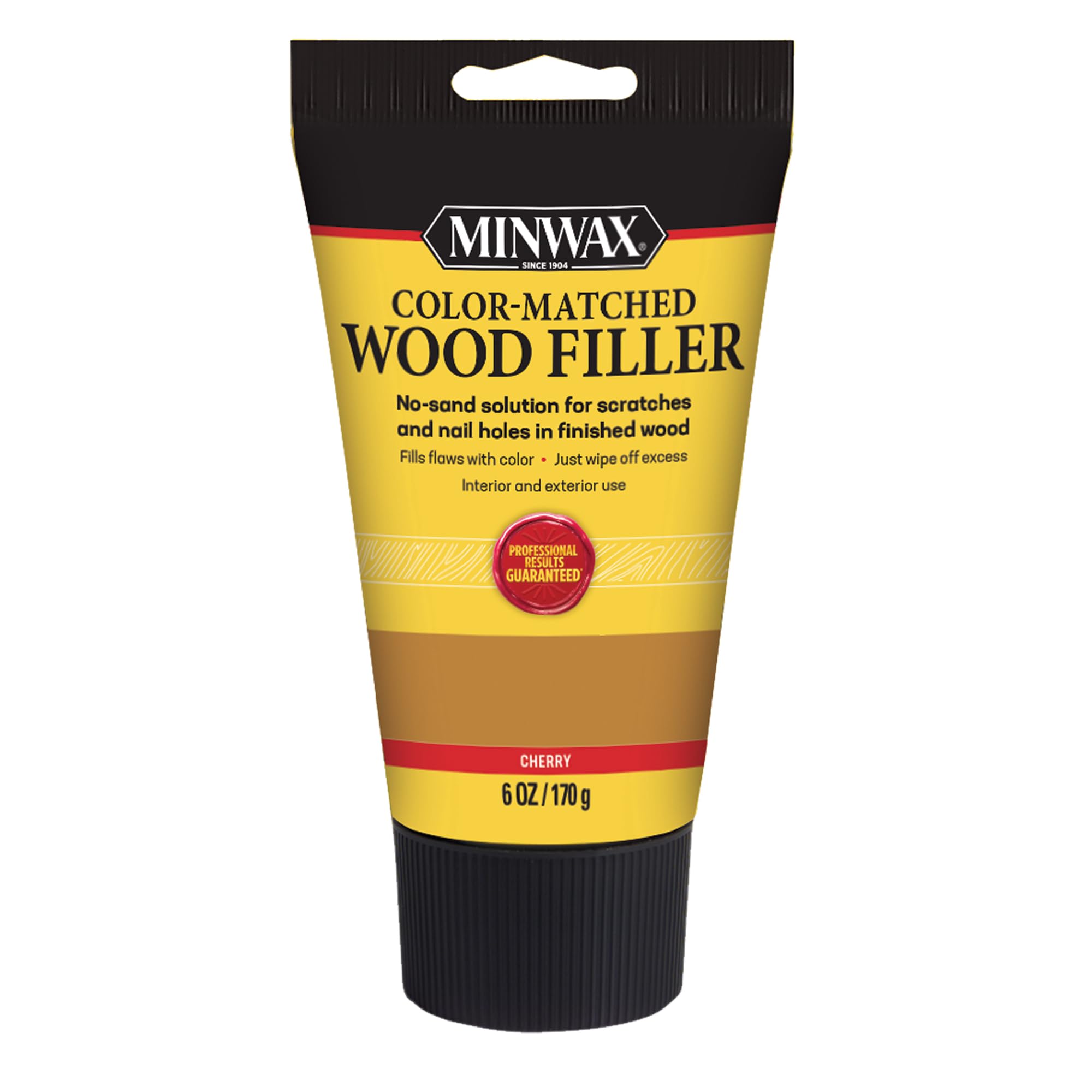 Minwax 448500000 Color-Matched Filler Wood Putty, Cherry 6 oz