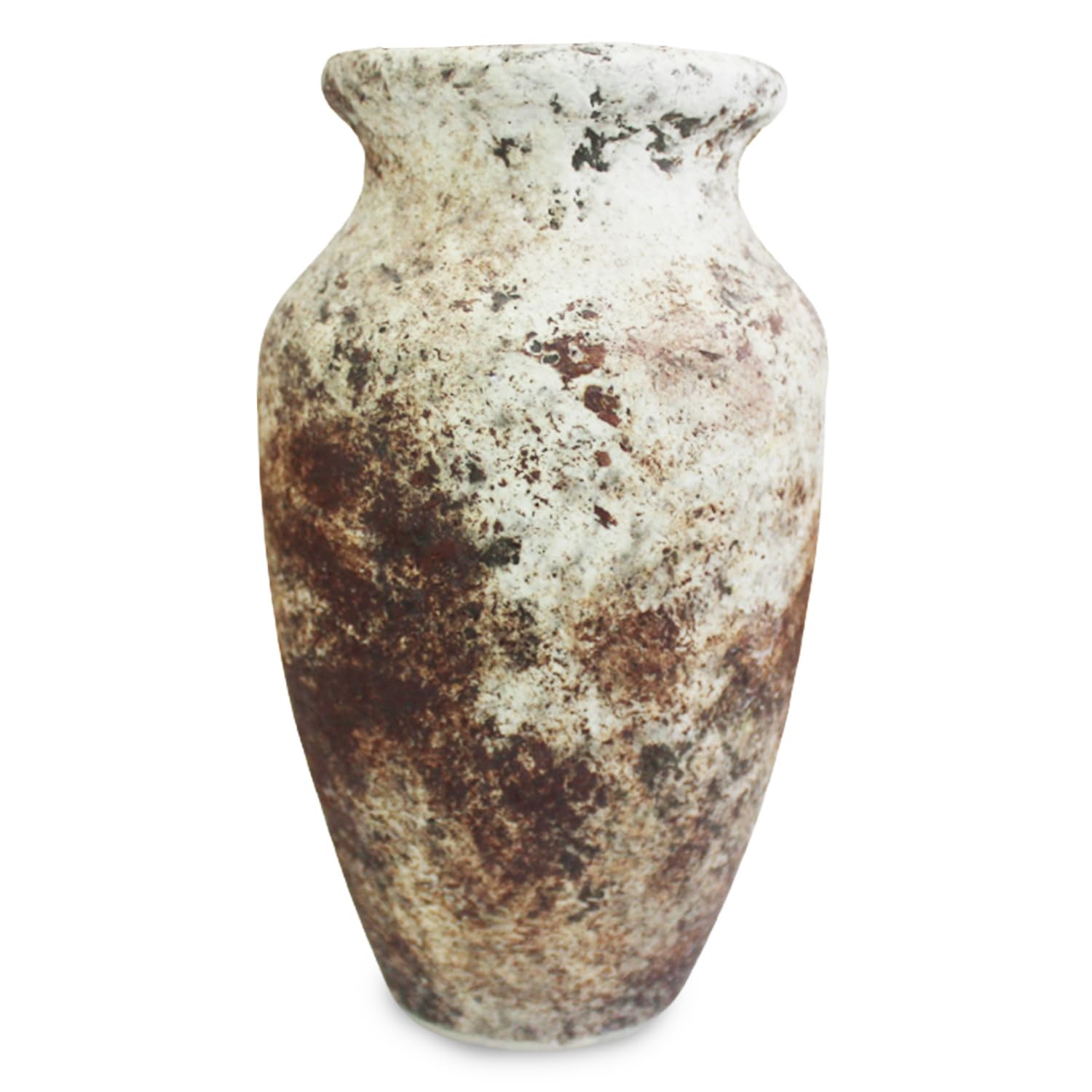 roroHand-Crafted Classical Asian Antiquity Copper-Brown Matte Inspired Ceramic Stoneware Vase