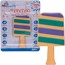 Adore TUSK Silicone Baby Teether,Food Grade Silicone Teethers for Babies 0-6 Months/6-12 Months (Ice Cream)