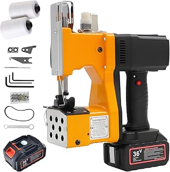 Electric Sewing Machine with Auto Thread Cutting and Adjustable Stitch Length for Outdoor Bag Sewing