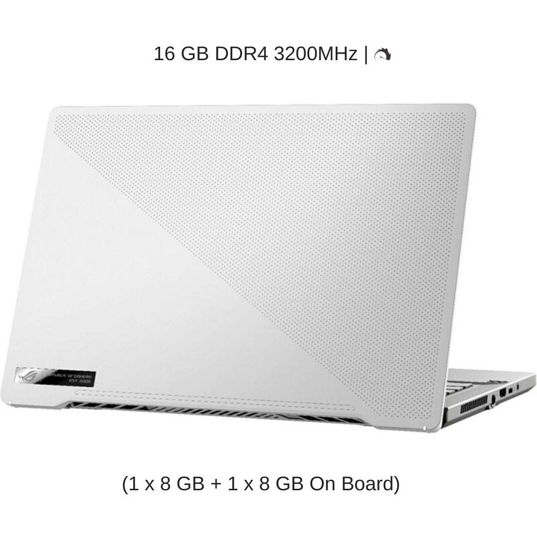 HIDevolution ASUS ROG Zephyrus G14 GA401IV, Moonlight White 14" FHD 120Hz, 3.0 GHz Ryzen 9 4900HS, RTX 2060 Max-Q, 16 GB 3200MHz RAM, 1 TB PCIe SSD - 5