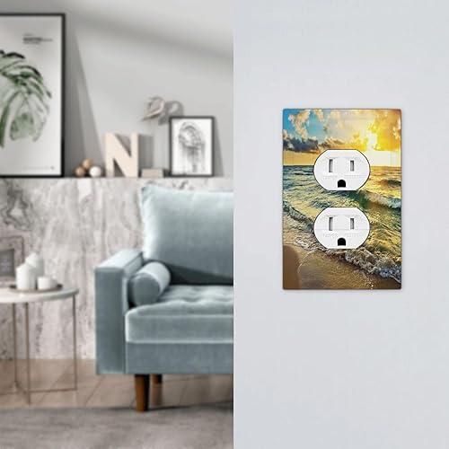 Vista 1078 de Placa de pared con interruptor de luz de doble interruptor de pared para niños, diseño de dinosaurio, galaxia, espacio exterior, planeta, nebulosa