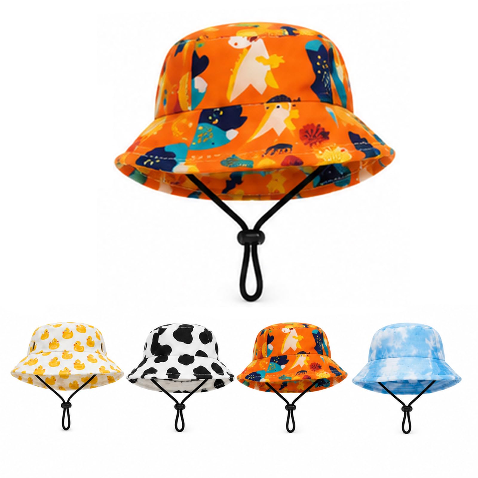 Dog Bucket Hat with Ear Holes, Pup Bucket Hat