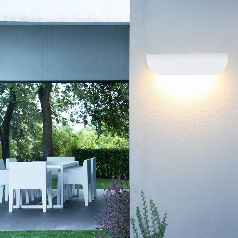 Nowoczesna lampa ścienna, lampa zewnętrzna, lampa ścienna LED, wodoodporna lampa ścienna na ganek, lampa zewnętrzna na patio, garaż lub dom.