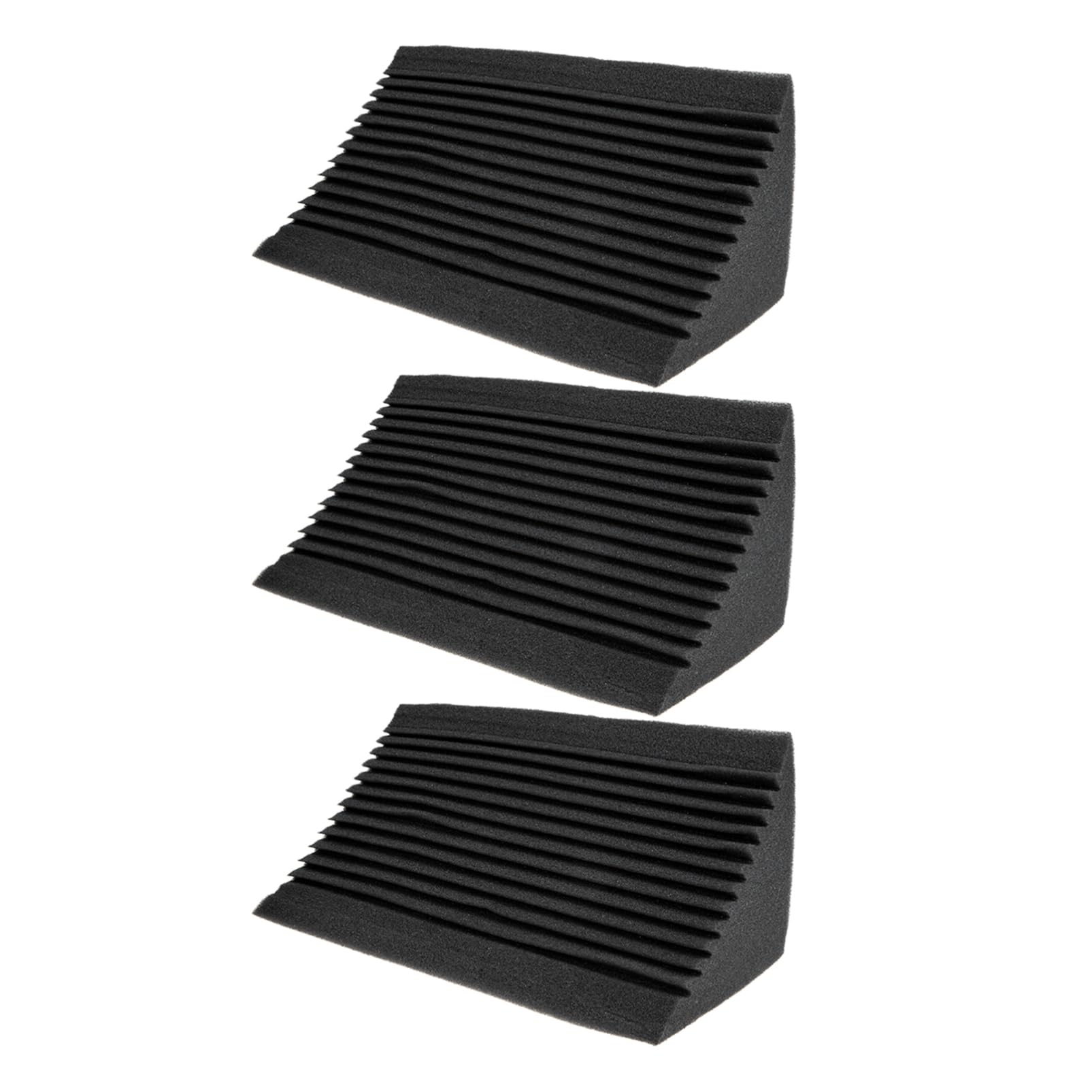 UPKOCH 3 Piezas de Azulejos de Espuma Absorbente de Sonido para Trampas de Graves en Esquinas, Material Esponja, Aislamiento Acústico Interior