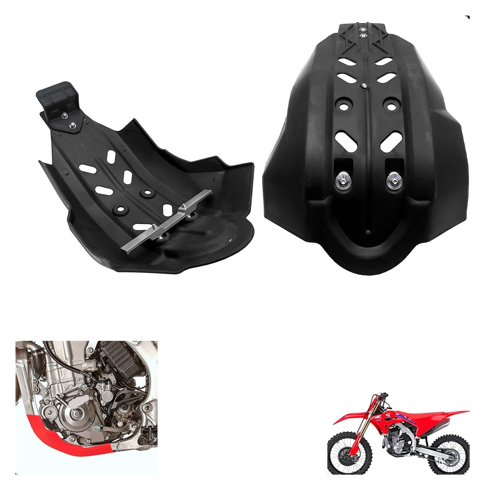 Paracoppa motore moto Per CRF450R CRF250R CRF 450R 250R 2010-2016 Bike Piastra Paramotore Protezione Del Motore Della Copertura Parti Universali