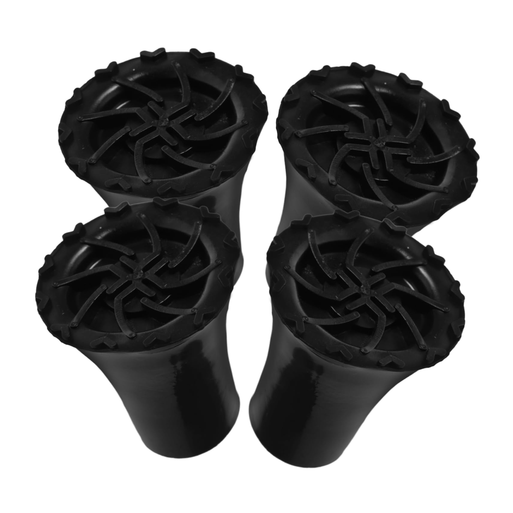 Didiseaon 4 Juegos Almohadillas Para Muletas Bastón Puntas De Muleta Punta De Caña Cubiertas De Pie De Caña Puntas De Plástico Para Bastón Almohadillas Para Muletas Extremos De 4 Uds * 4