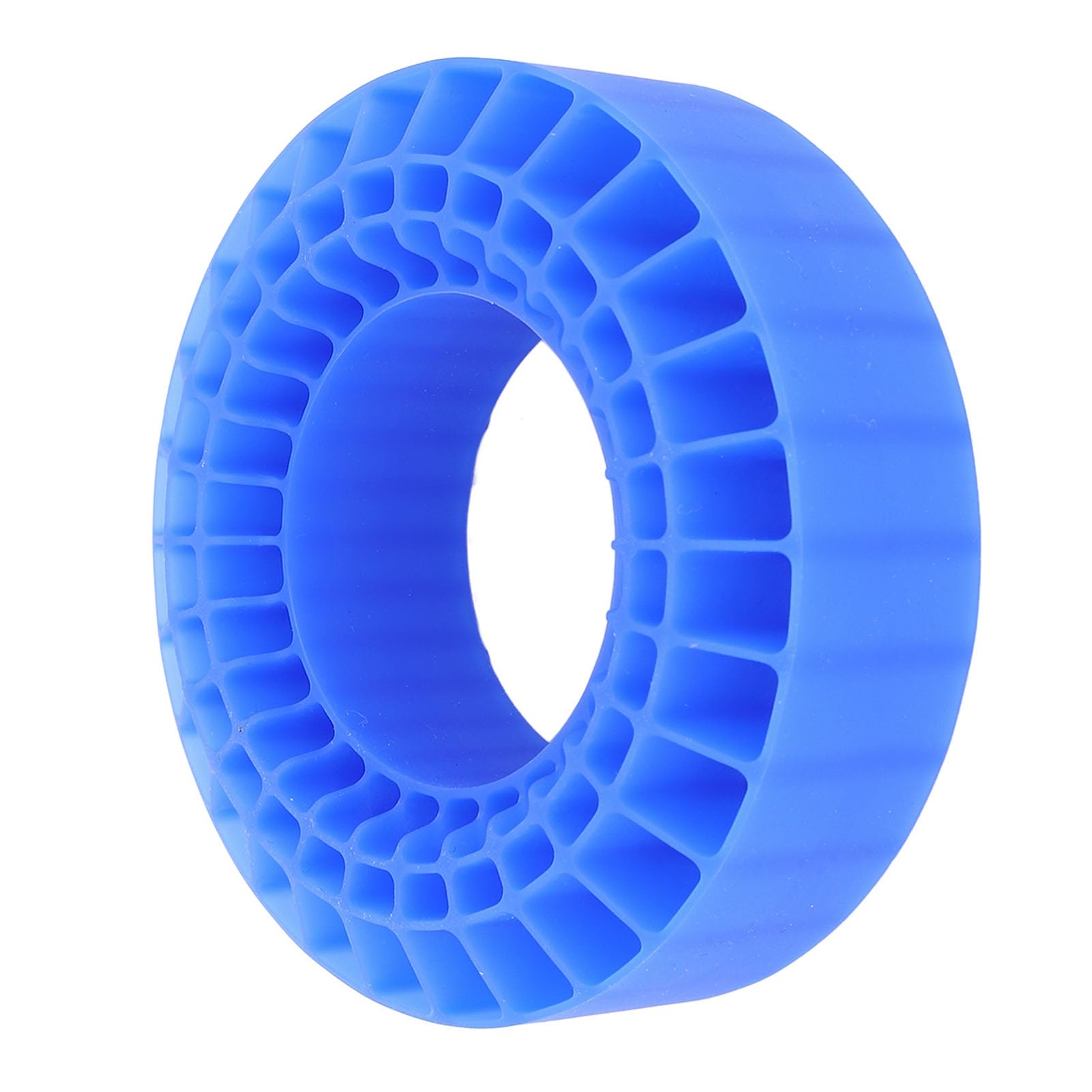 RC Tire Foam Insert, RC Tire Foam Easy to Install Silicone 3 Layers 4Pcs Hollow for 1/10 RC Car 1.9 Inch Tire (Blue)