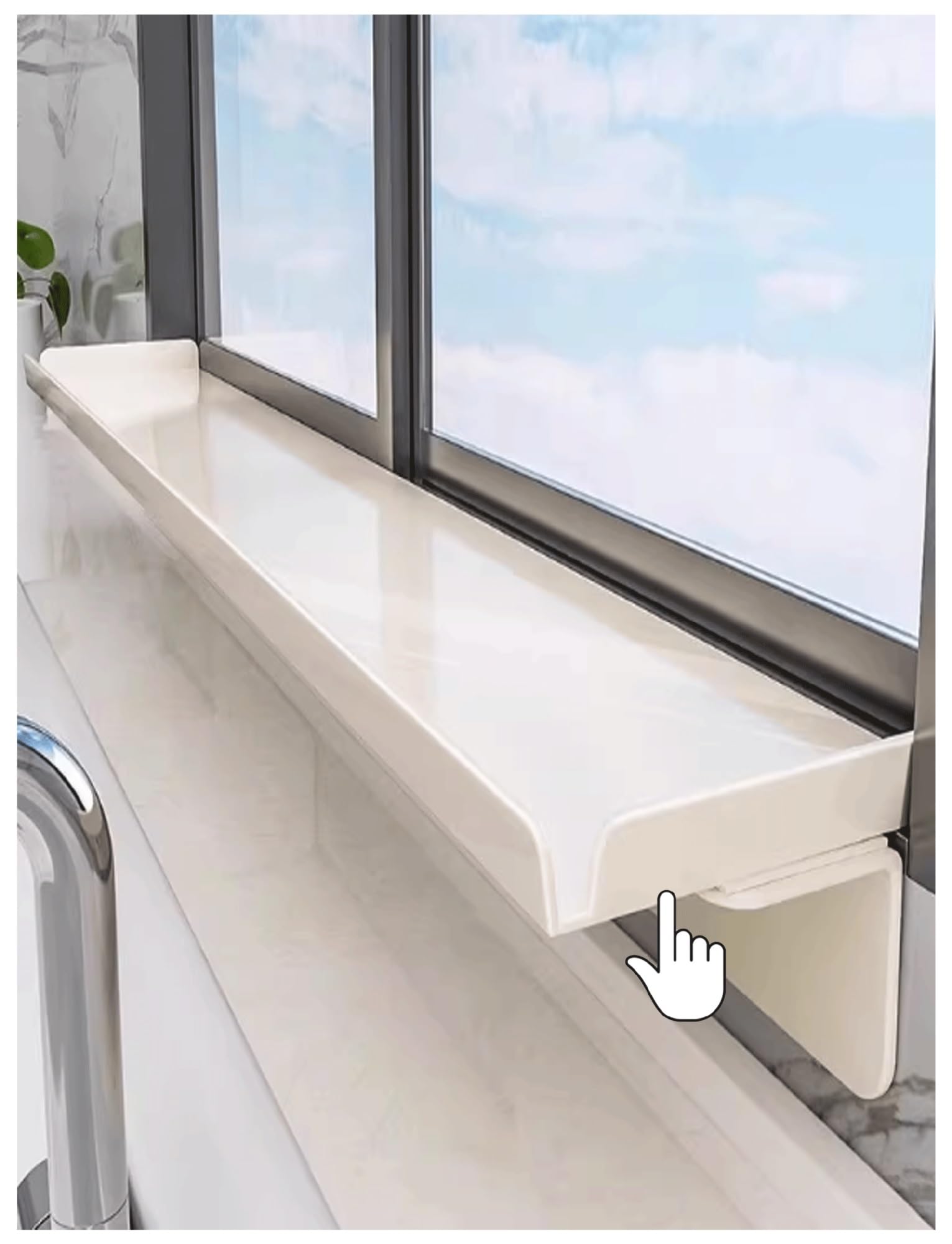 Étagère de rebord de fenêtre sans perçage pour créer un jardin d'intérieur