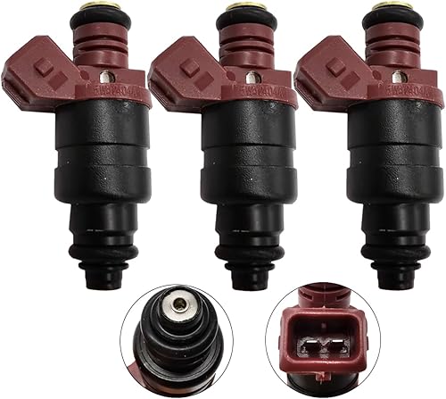 5WY2404A MIA11720 - 3 inyectores de combustible de 4 agujeros de repuesto para cualquier modelo de año, apto para John Deere 825i Gator UTV de 3