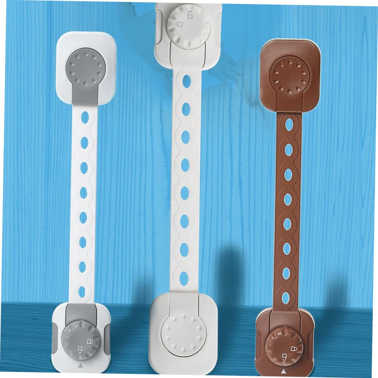 ifundom Lot De 3 Verrous De Sécurité Réglables Pour Bébé Faciles À Utiliser Pour Tiroirs Darmoire 6 Pièces X 3