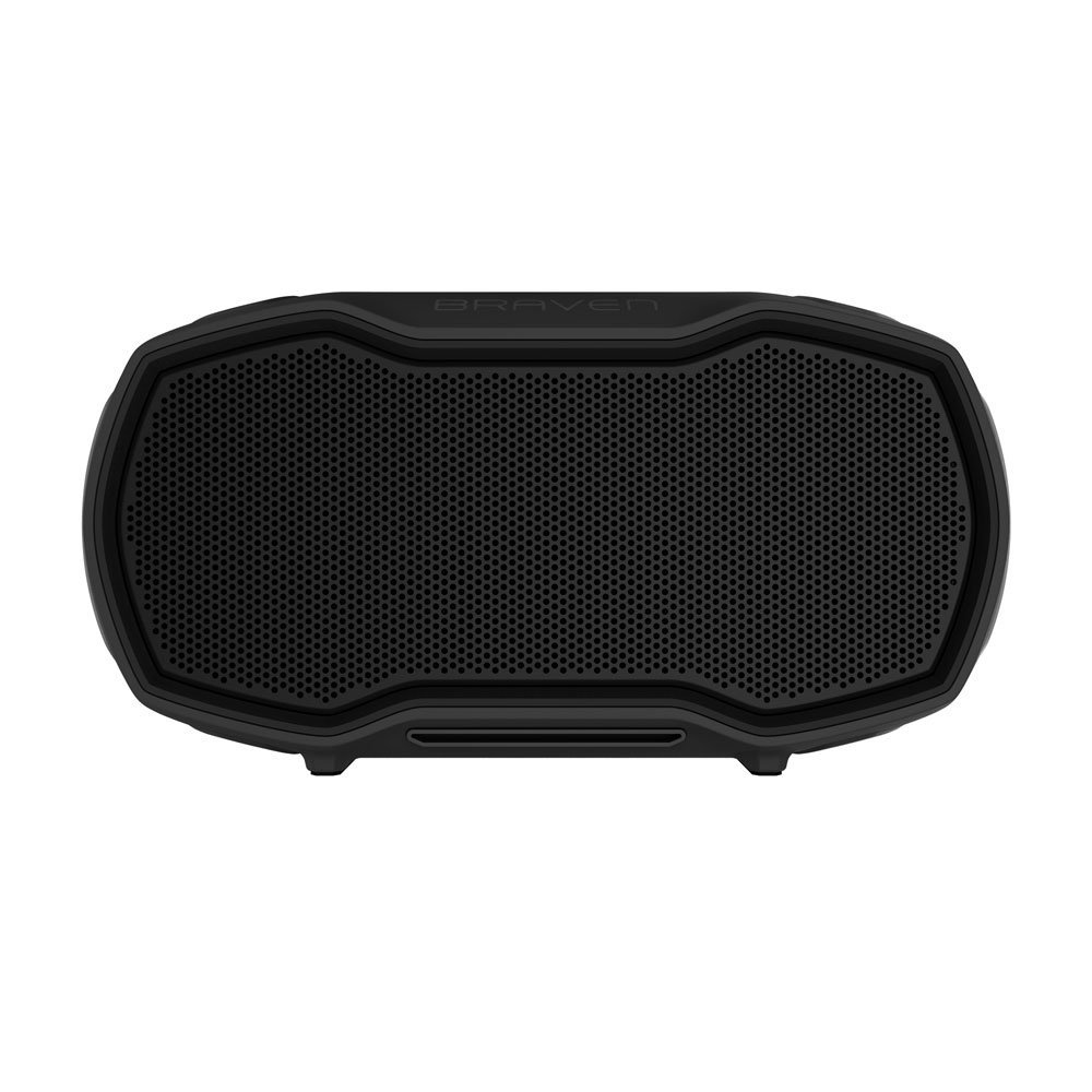 Braven Ready Elite Active Outdoor Portable Speaker [Bluetooth][Wireless][12-Hour Playtime][Voice Control] - Black/Black/Titanium