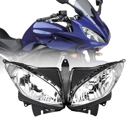 WYNMOTO Motocicleta delantero faro delantero montaje para Yamaha FZ-6R FZ6R 2009 2010 2011 2012 2013 2014 2015 ABS plástico delantero faro delantero