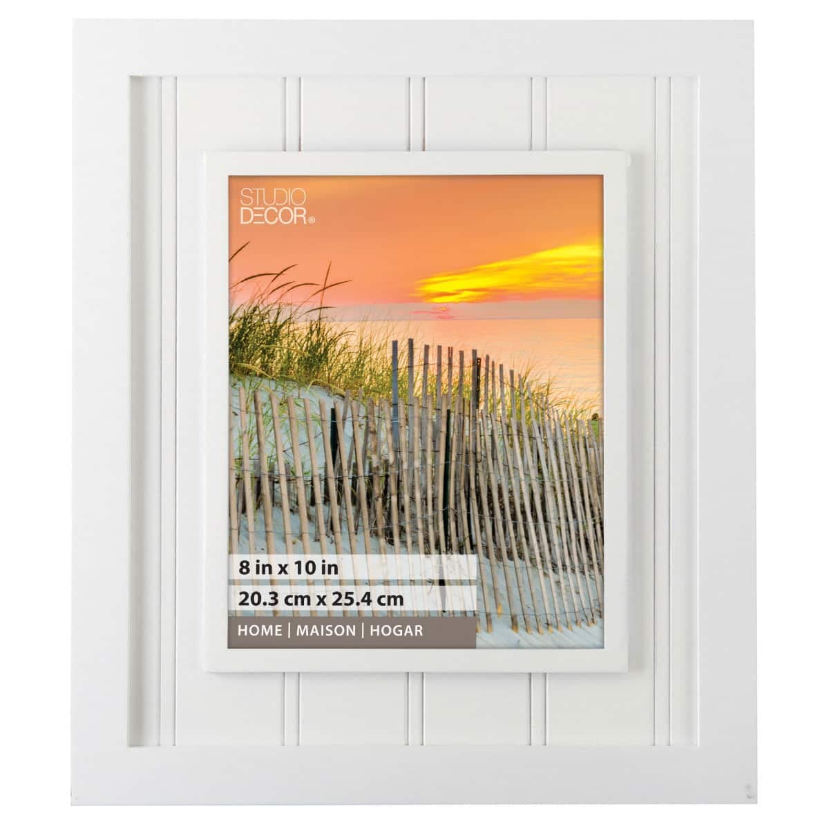 Home White Beadboard Frame by Studio Décor®