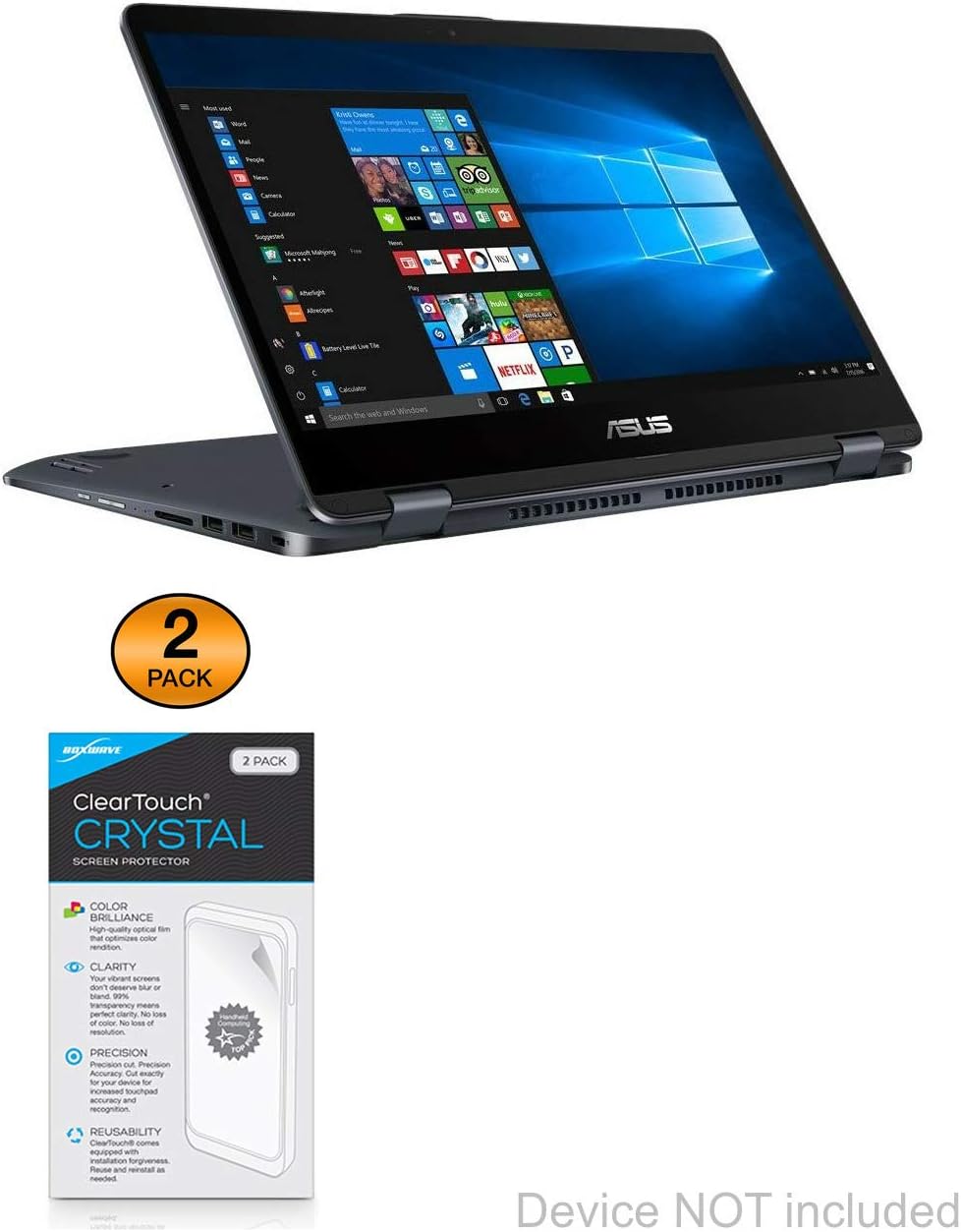 free laptop screen savers for 17 inch on Amazon Com Screen Protector For Asus Vivobook Flip 14 Screen Protector By Boxwave Cleartouch Crystal 2 Pack Hd Film Skin Shields From Scratches For Asus Vivobook Flip 14 Electronics