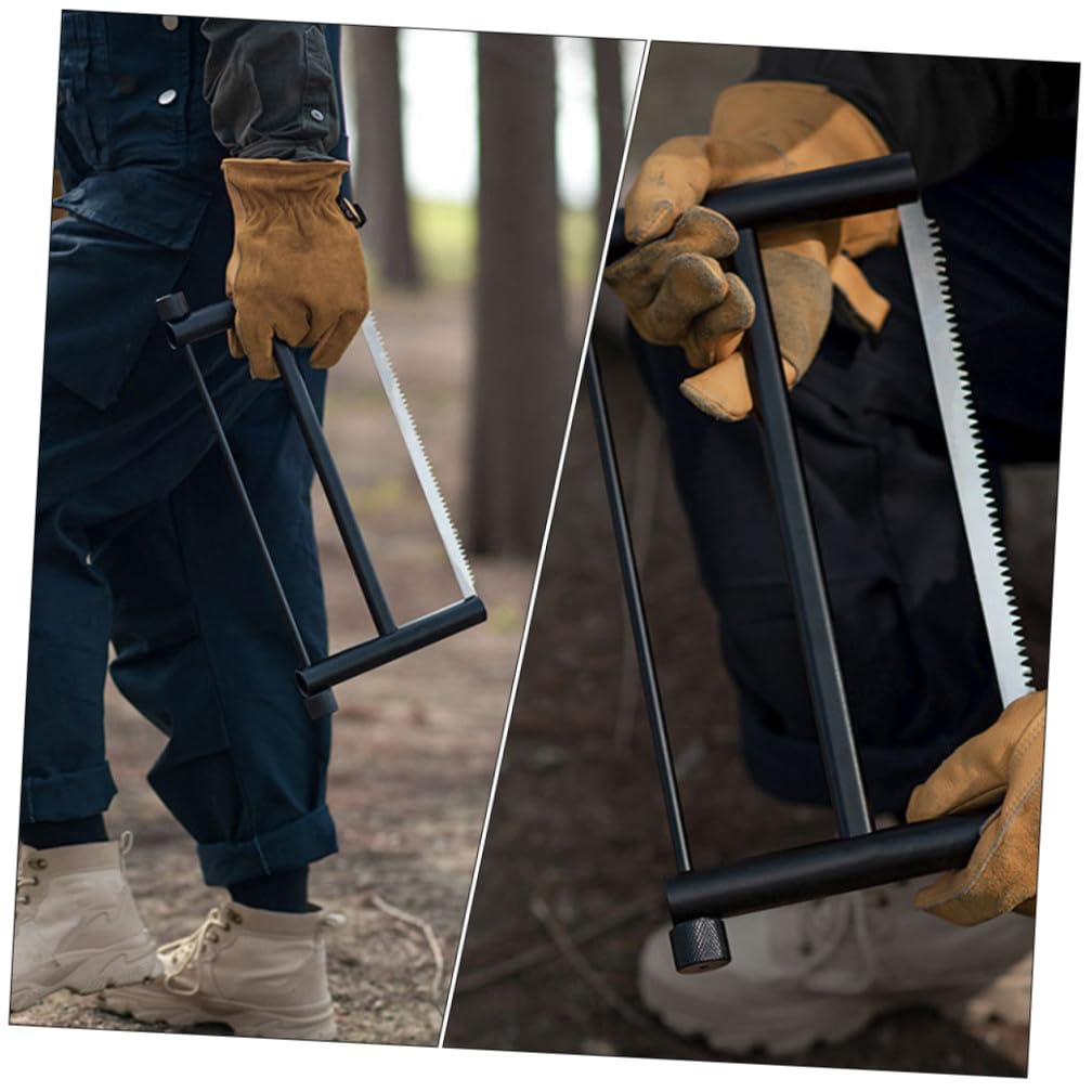 Scie à Main Pliante Portable Légère en Alliage D'aluminium pour Camping et Chasse, Outil Multifonctionnel Compact et Résistant pour Jardinage et Survie en Plein Air