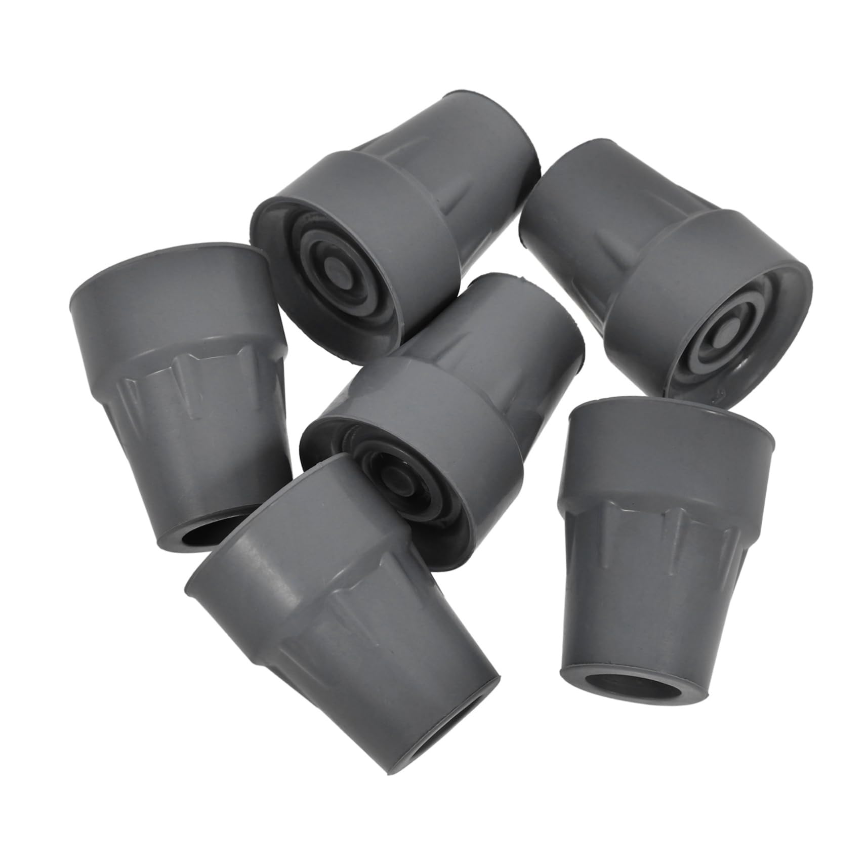 PACKOVE 24piezas Puntas De Goma Para Bastones y Muletas Accesorios Antideslizantes Para Caminatas Recambios De Puntas De Caucho Para Bastones y Andadores Compatible Muletas