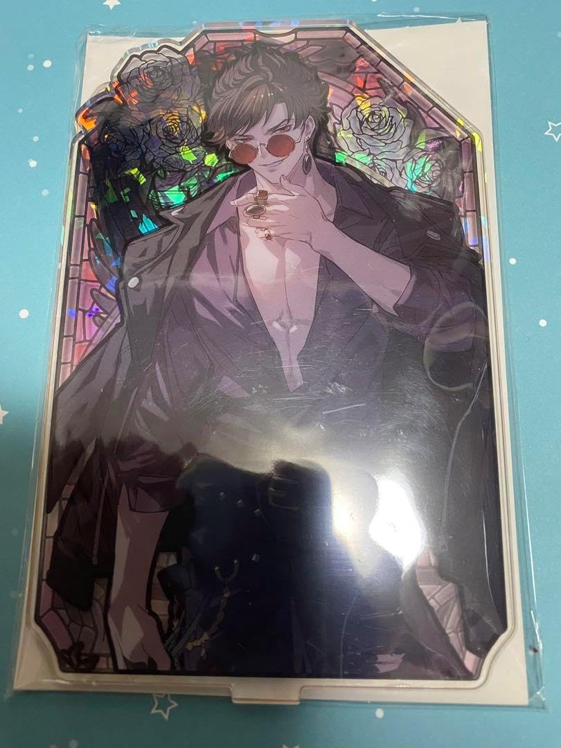 シティーハンターB5ステンドグラス風 背景透明 アクリルパネル