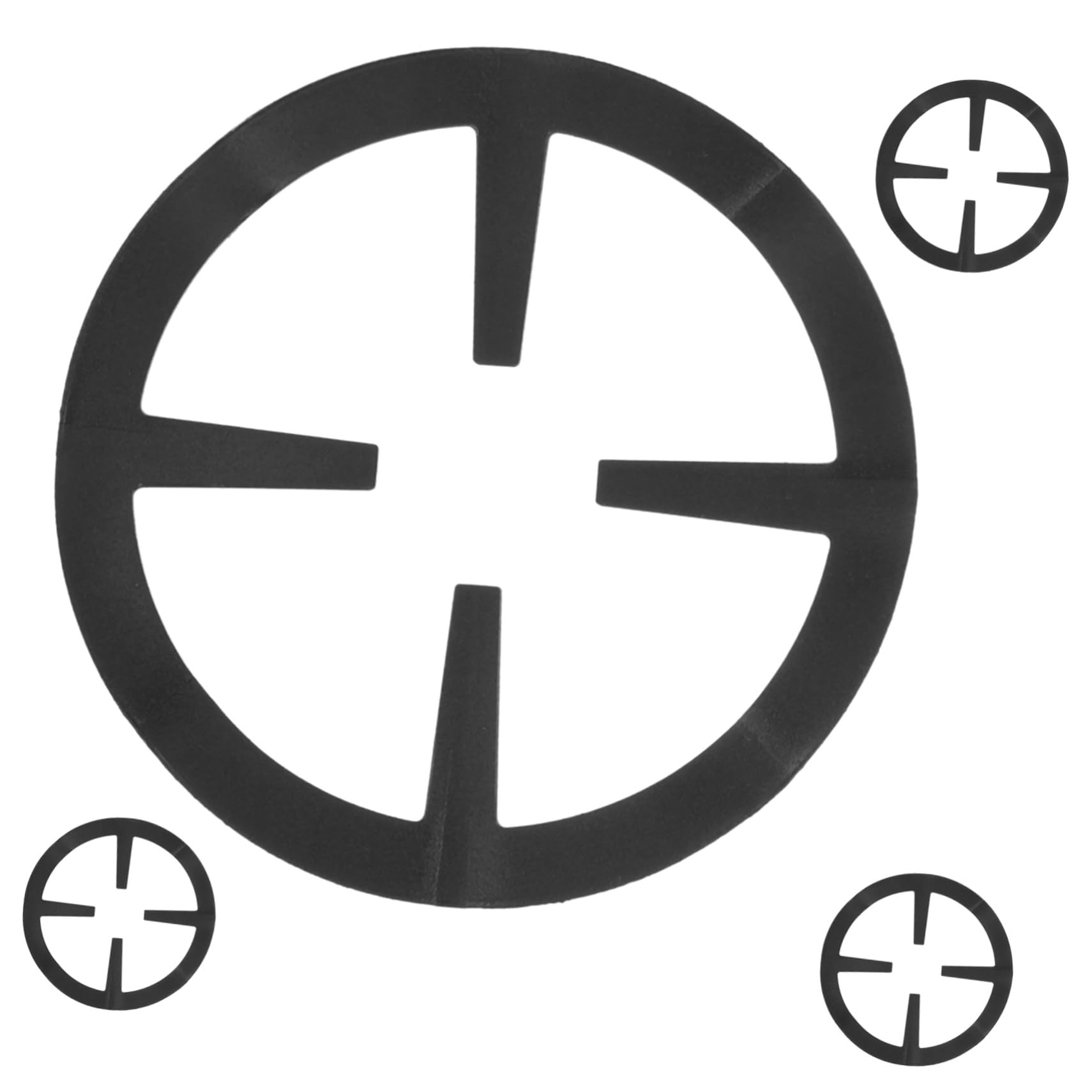 Support de brûleur à gaz pour diminuer le feu et chauffage rapide x4 - 8