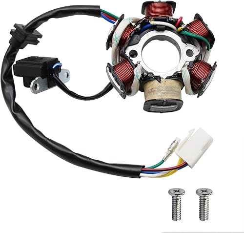 ATV Quad Go Kart Magneto Stator PRO BAT Magneto Stater 6 bobinas 5 cables para motocicleta de 50 cc 70 cc 90 cc 110 cc 125 cc ATV Dirt Bike Go Kart