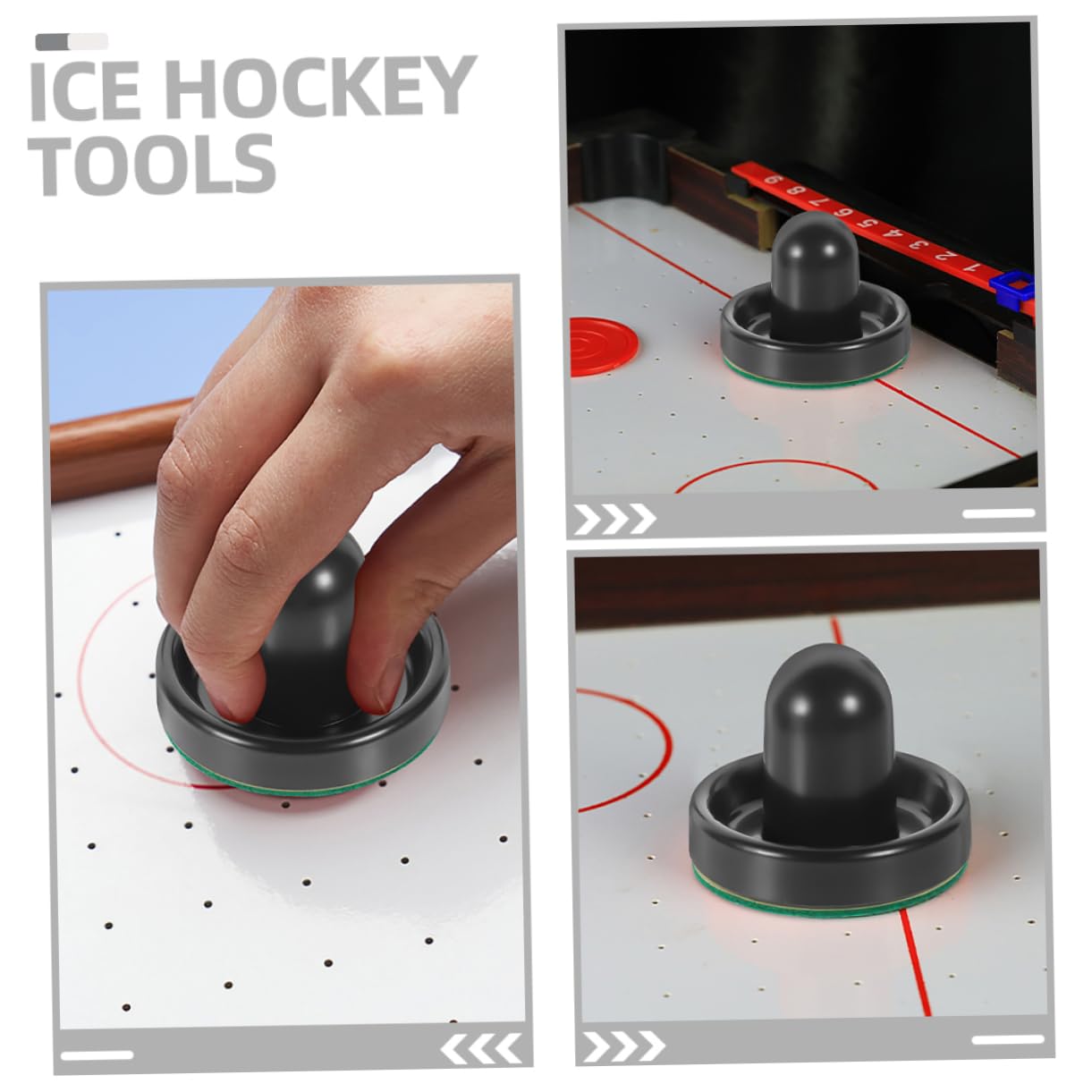 Kisangel Tabletop Hockey Pushers Set Ice Hockey Game Tables Accessories Replacement