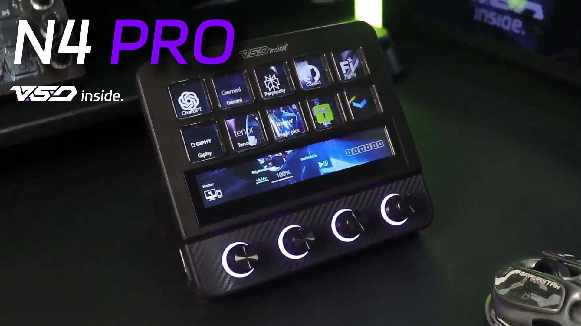 新品⭐️VSDINSIDE Stream Dock N4 Pro ストリームデック VSDinside Stream Dock N4 Pro – VSDinside Stream Deck, AI Keyboard