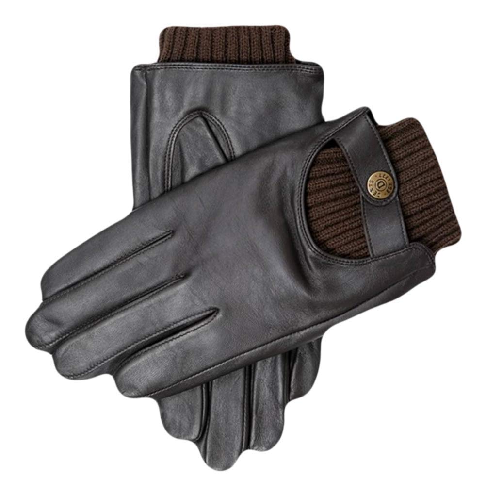 Dents Mens Buxton Touchscreen Gloves - Brown/Brown - Medium, Brown