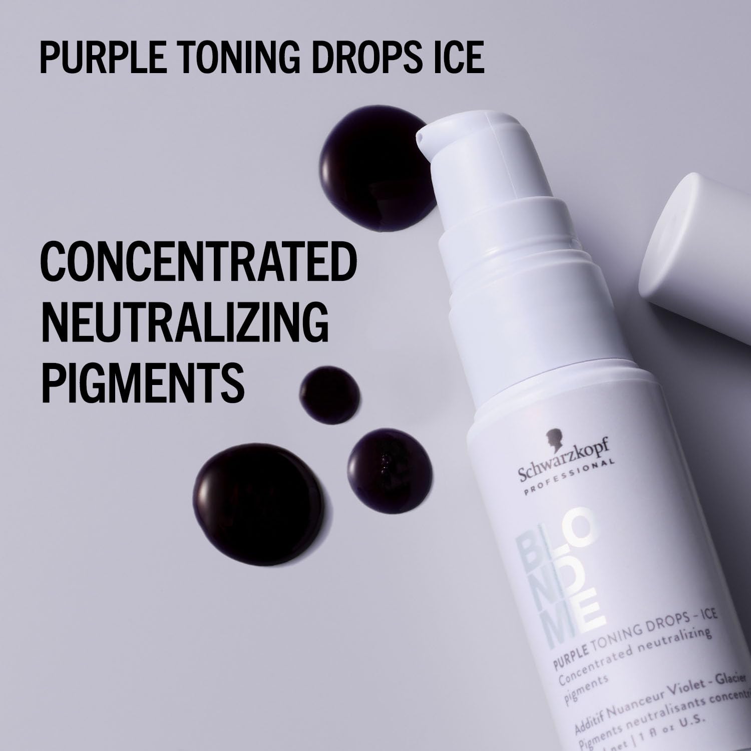 BLONDME Blonde Wonders Leave-In Toning Drops for Blonde Hair, Ice, 1.0 Fl Oz | Eliminate Brassy Yellow Tones | Color Depositing Treatment | For Cool Blonde or Gray Hair