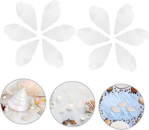 Miniatura 2 de Veemoon Inicio Accesorios Adornos para decoración de flores 100 piezas Decoración de mesa de boda Conchas marinas a granel Conchas marinas naturales
