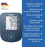 Beurer BM 25 misuratore di pressione da braccio, funzionamento semplice con un pulsante, misurazione precisa, rilevamento aritmie, porta USB-C, polsino 22-42 cm, trasferimento dati a Apple Health - 8
