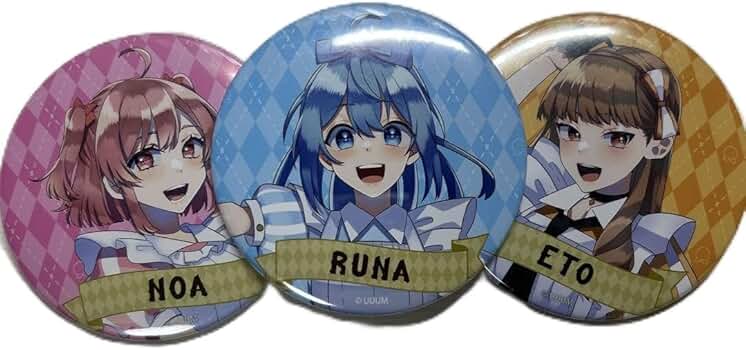 カラフルピーチ　からぴち　のあ　えと　るな ワンダーランド　缶バッジ Amazon.co.jp: カラフルピーチ からぴち のあ えと るな