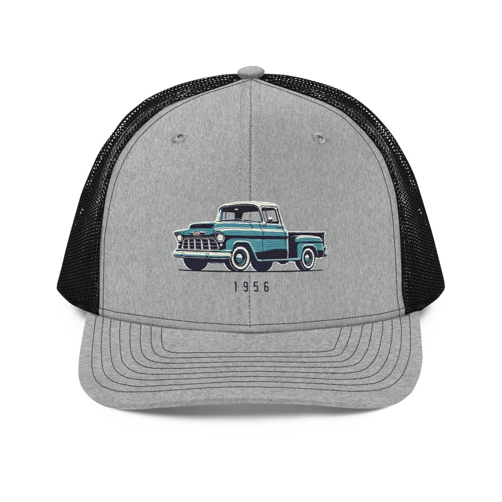 1956 Chevy 3100 czapka dla antycznych właścicieli pickupów entuzjastów motoryzacji czapka typu trucker
