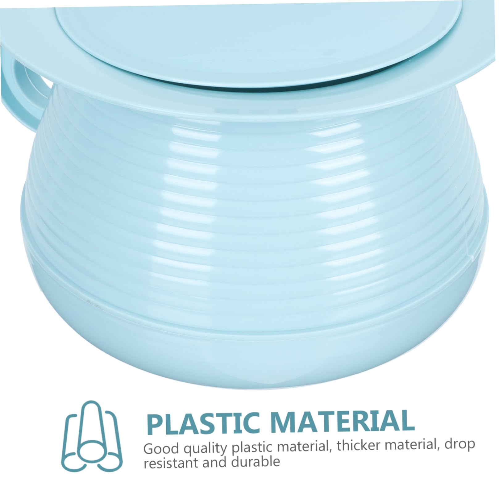 TOVINANNA Thickened Potty Urinal for Seniors Adult Potty Seat Portable Non-Slip Base to Clean