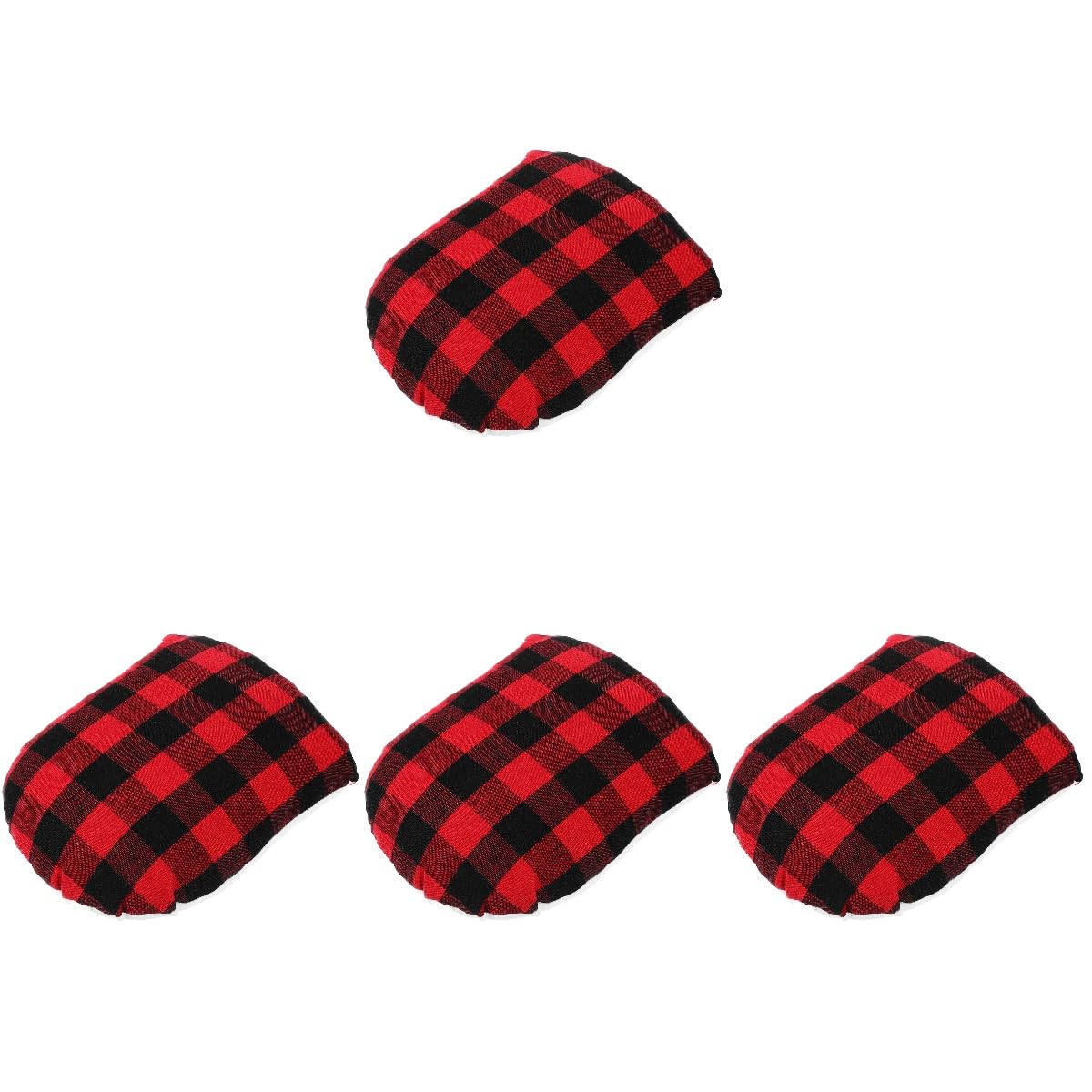 OUNONA 4 Piezas Cojín de Planchar Ovalado para Agujas de Coser Alfiletero Compacto y Práctico para Camisas Mangas y Accesorio de Costura