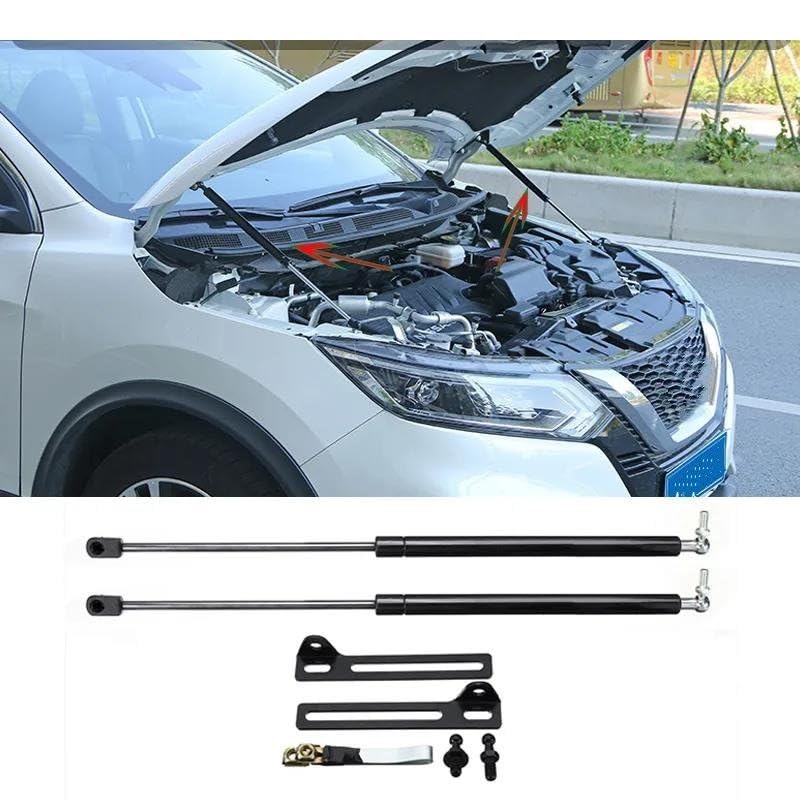 Ammortizzatori Cofano Per Nissan Qashqai J11 E X-Trail T32 | Kit 2 Pezzi - Foto 2