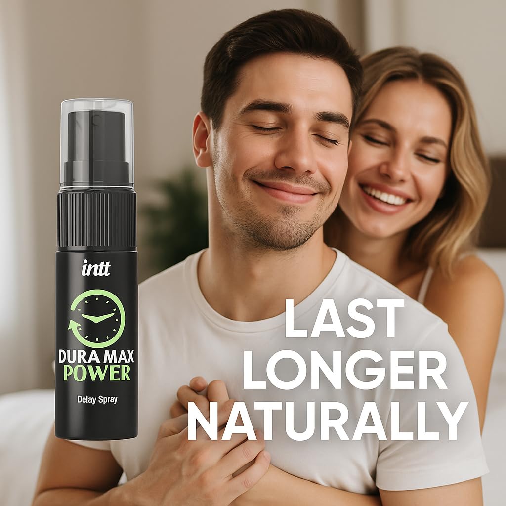 INTT DuraMax Spray Retardant Homme 12ml – Endurance Intime, Plaisir Prolongé & Format Discret