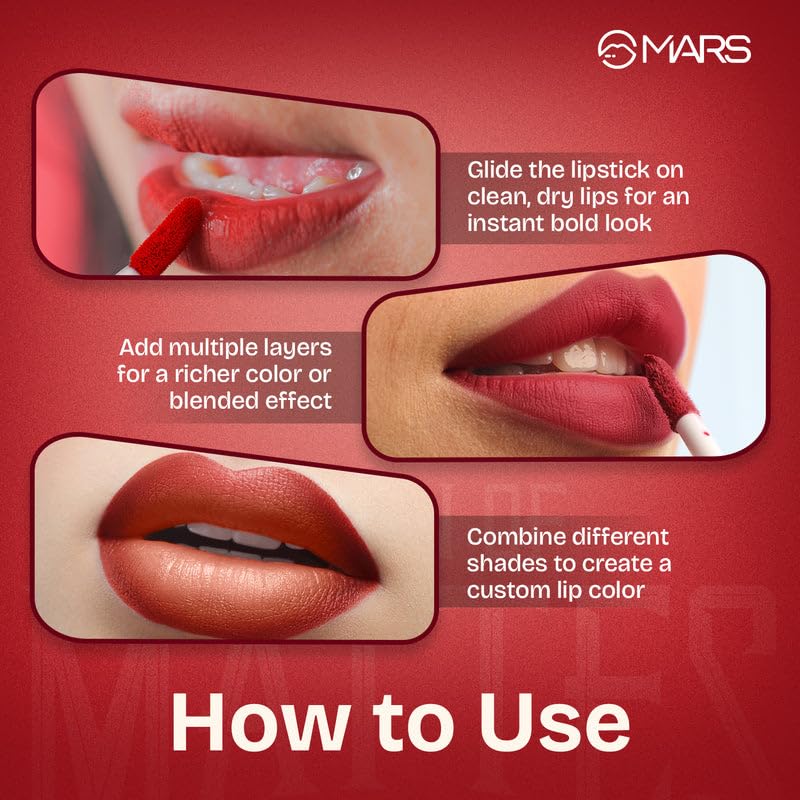 .M.A.R.S. Queen of Mattes | Liquid Lipsticks set 3 shades image 4