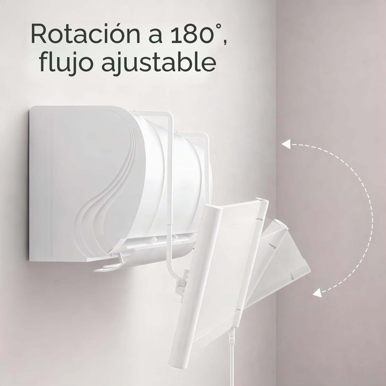 Deflector Aire Acondicionado, Déflecteur de Climatiseur Ajustable Aleación de Aluminio y ABS Anti Directo Soplando Difusor Aire Acondicionado
