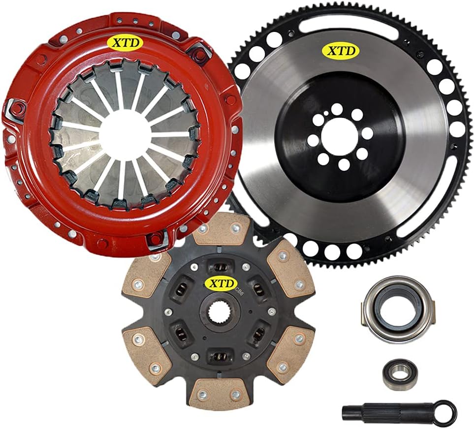 XTD Stage 3 Racing Clutch Kit & 10Lbs Flywheel Kit Compatible With 1990-2002 Honda Accord/ 1992-2001 Honda Prelude / 1997-1999 Acuda CL H22 H23 F22 F23 2.2L 2.3L