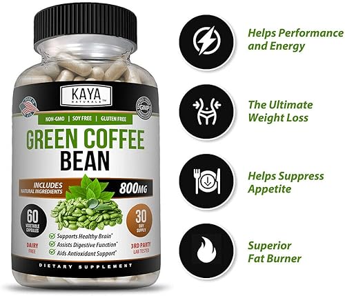 Miniatura 3 de Kaya Naturals Grano de café verde 60ct - Control de peso
