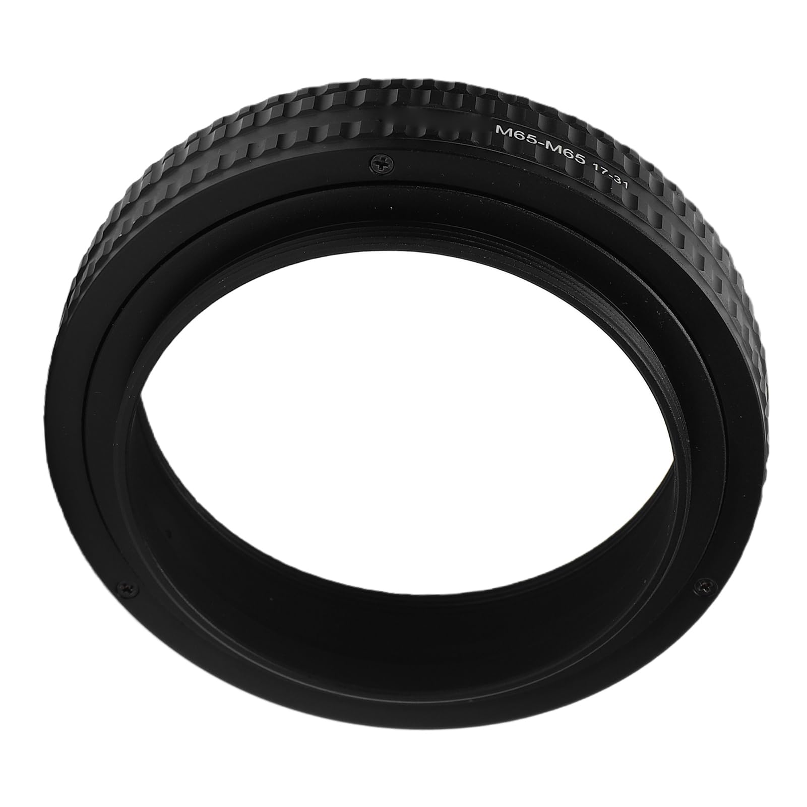 Tubo de Enfoque, Adaptador de Lente Ajustable M65 de 17-31 Mm para Fotografía Macro, con Proceso Antirreflectante y Construcción de Aleación de Aluminio